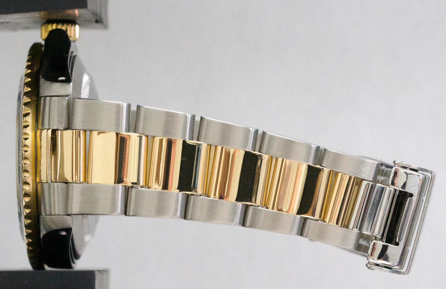 1999 Rolex Submariner Date 40mm BLACK 18K Yellow Gold SWISS ONLY Steel 16613