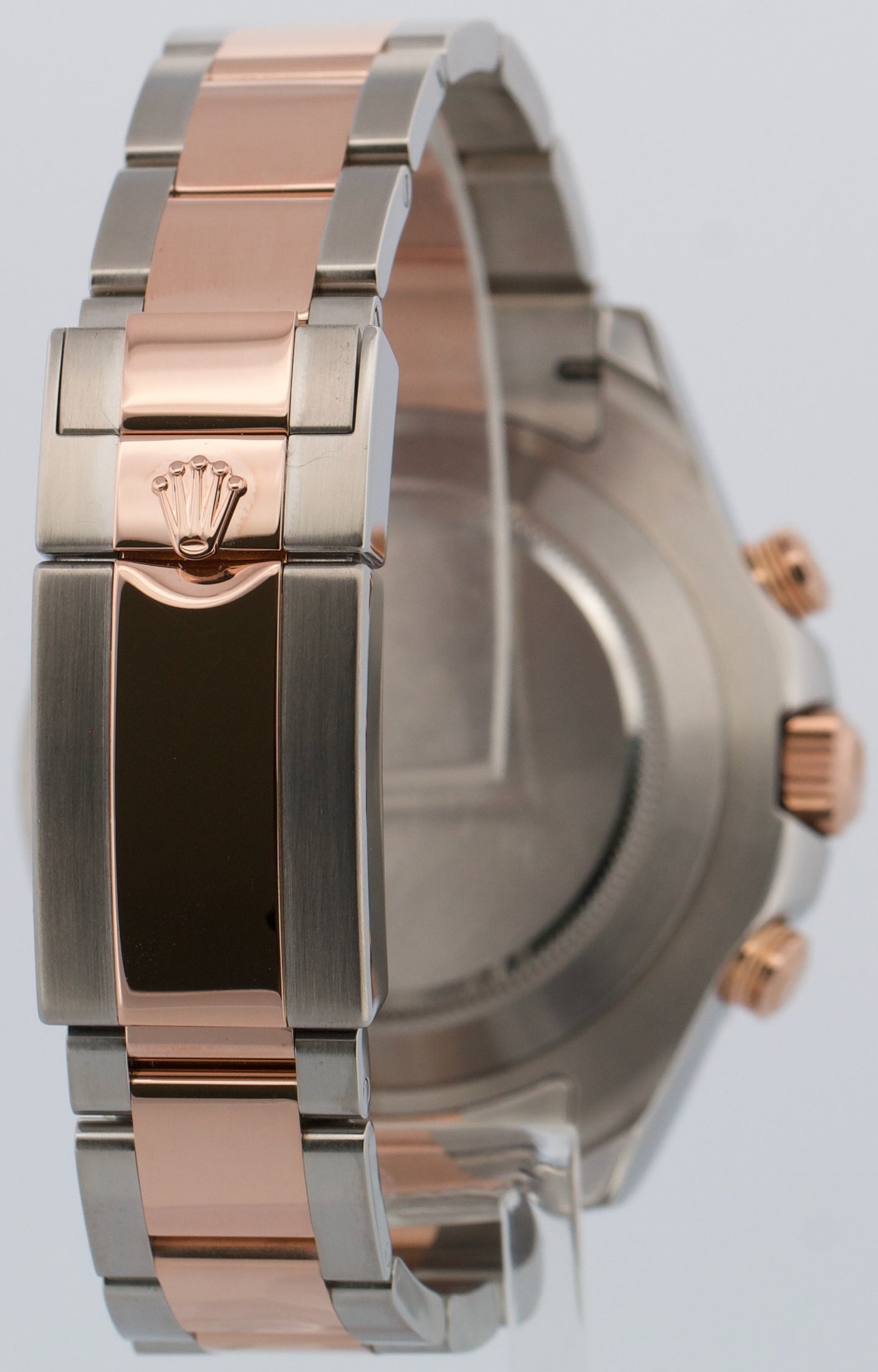 Rolex Yacht-Master II WHITE Two-Tone Steel NEW HANDS 18K Rose Gold 44mm 116681