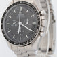 2024 PAPERS Omega Speedmaster Moonwatch 42mm Black Steel 310.30.42.50.01.001 BOX