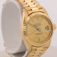 1978 Ladies Rolex DateJust President CHAMPAGNE 18K Yellow Gold 26mm 6917 Watch