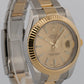 2010 Rolex Datejust II 116333 Champagne 18K Gold Steel Oyster 41mm Box Papers