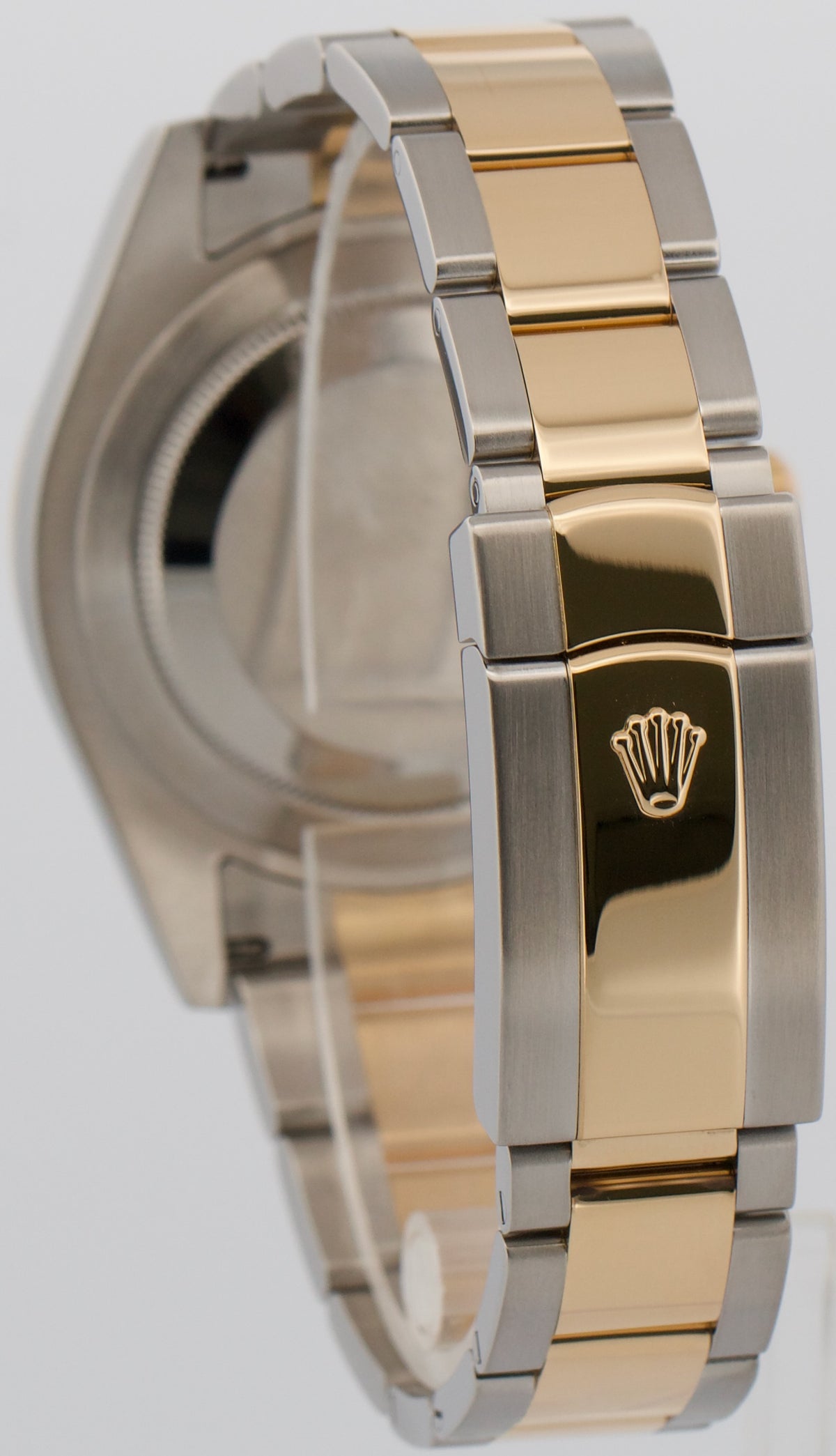 2010 Rolex Datejust II 116333 Champagne 18K Gold Steel Oyster 41mm Box Papers