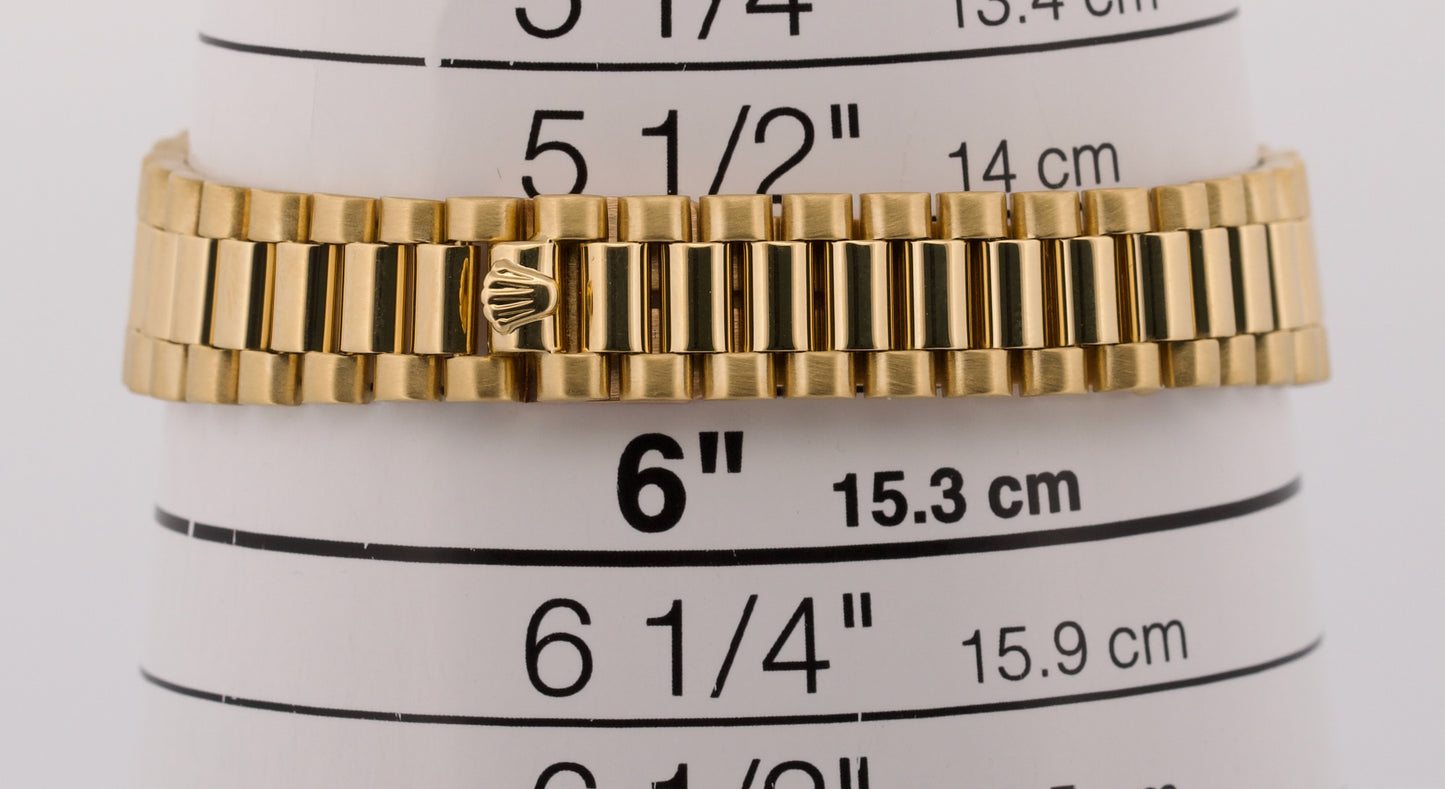 1978 Ladies Rolex DateJust President CHAMPAGNE 18K Yellow Gold 26mm 6917 Watch