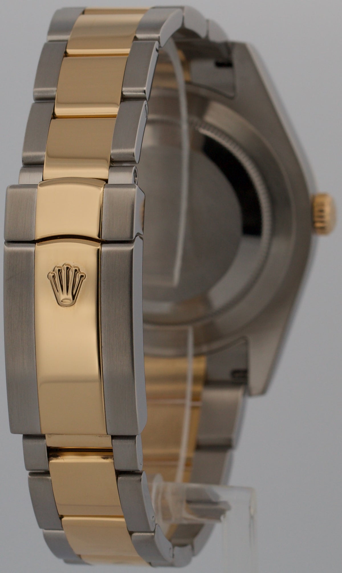 2010 Rolex Datejust II 116333 Champagne 18K Gold Steel Oyster 41mm Box Papers