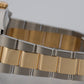2010 Rolex Datejust II 116333 Champagne 18K Gold Steel Oyster 41mm Box Papers