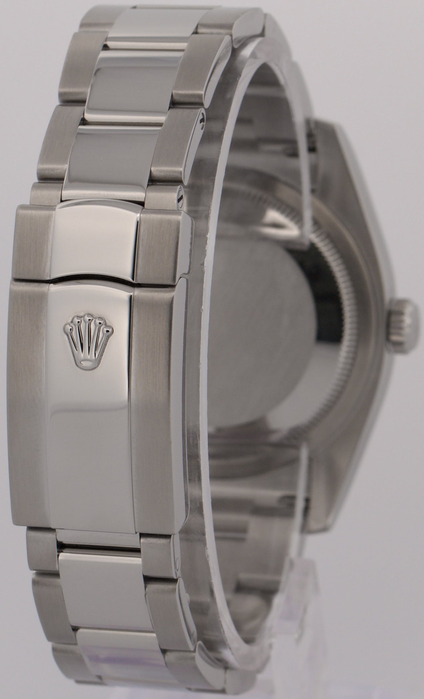 2014 PAPERS Rolex DateJust 36mm PINK Red Roulette OYSTER Steel Watch 116200 BOX