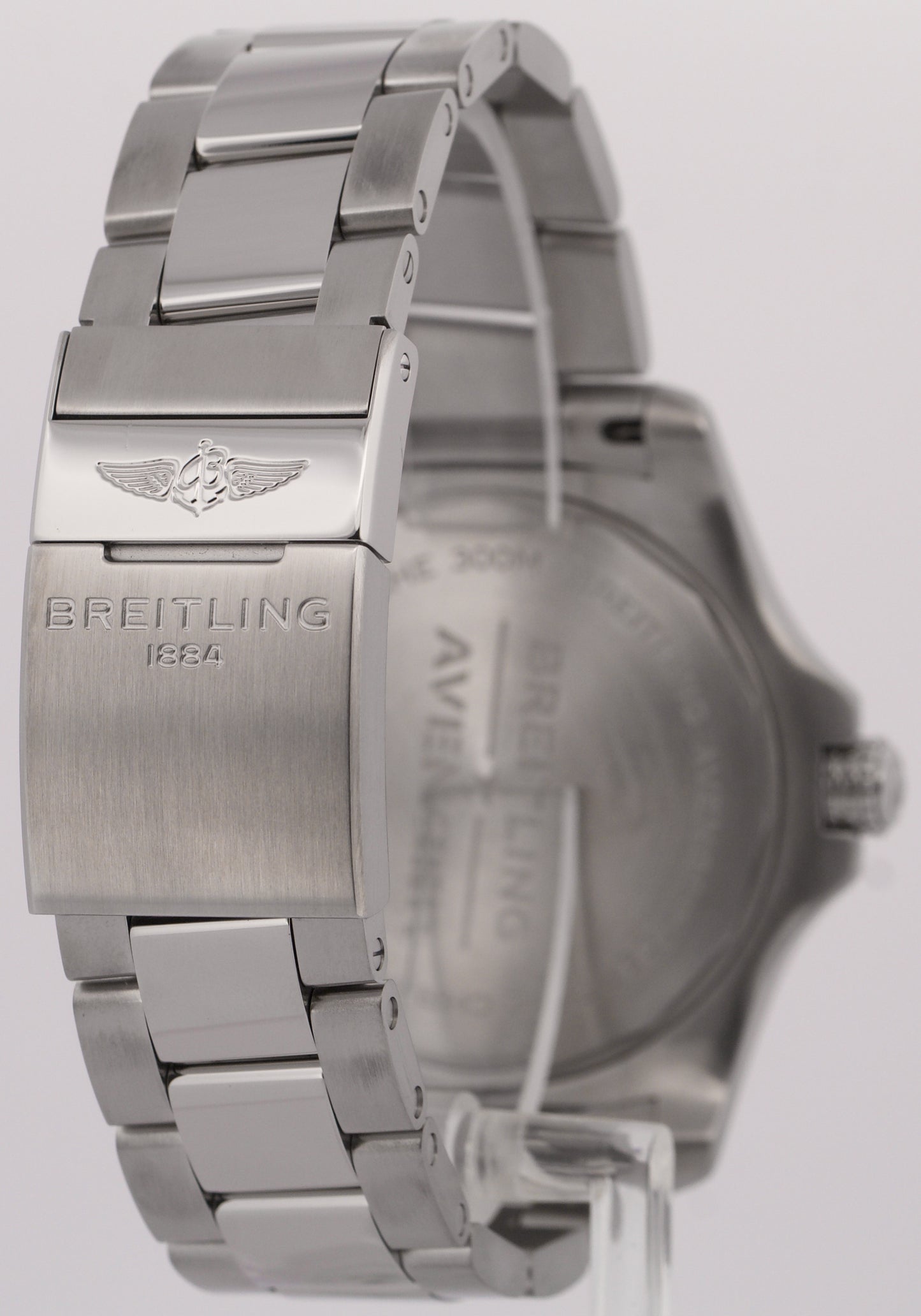 2024 PAPERS Breitling Avenger 43 BLUE Stainless Steel 43mm Watch A17318 BOX