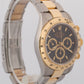 UNPOLISHED PAPERS Rolex Daytona Cosmograph BLACK 18K Gold ZENITH Steel 16523 BOX