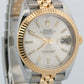 UNWORN PAPERS Rolex DateJust 41 SILVER 18K Gold JUBILEE 41mm 126333 Watch BOX