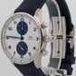 2023 IWC Portugieser Chronograph IW371620 White Blue 41mm Steel Box Papers