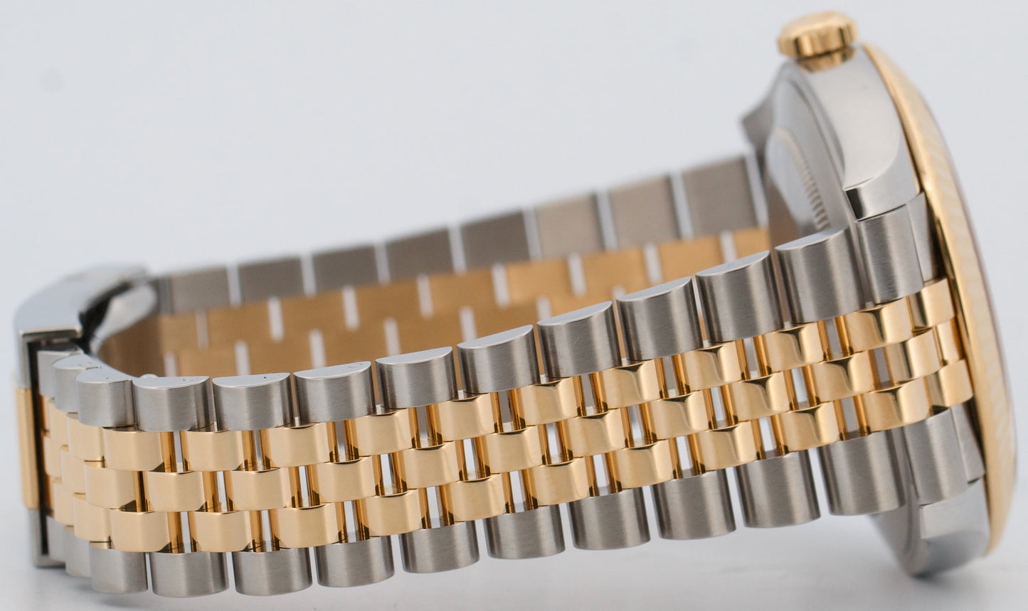 UNWORN PAPERS Rolex DateJust 41 SILVER 18K Gold JUBILEE 41mm 126333 Watch BOX