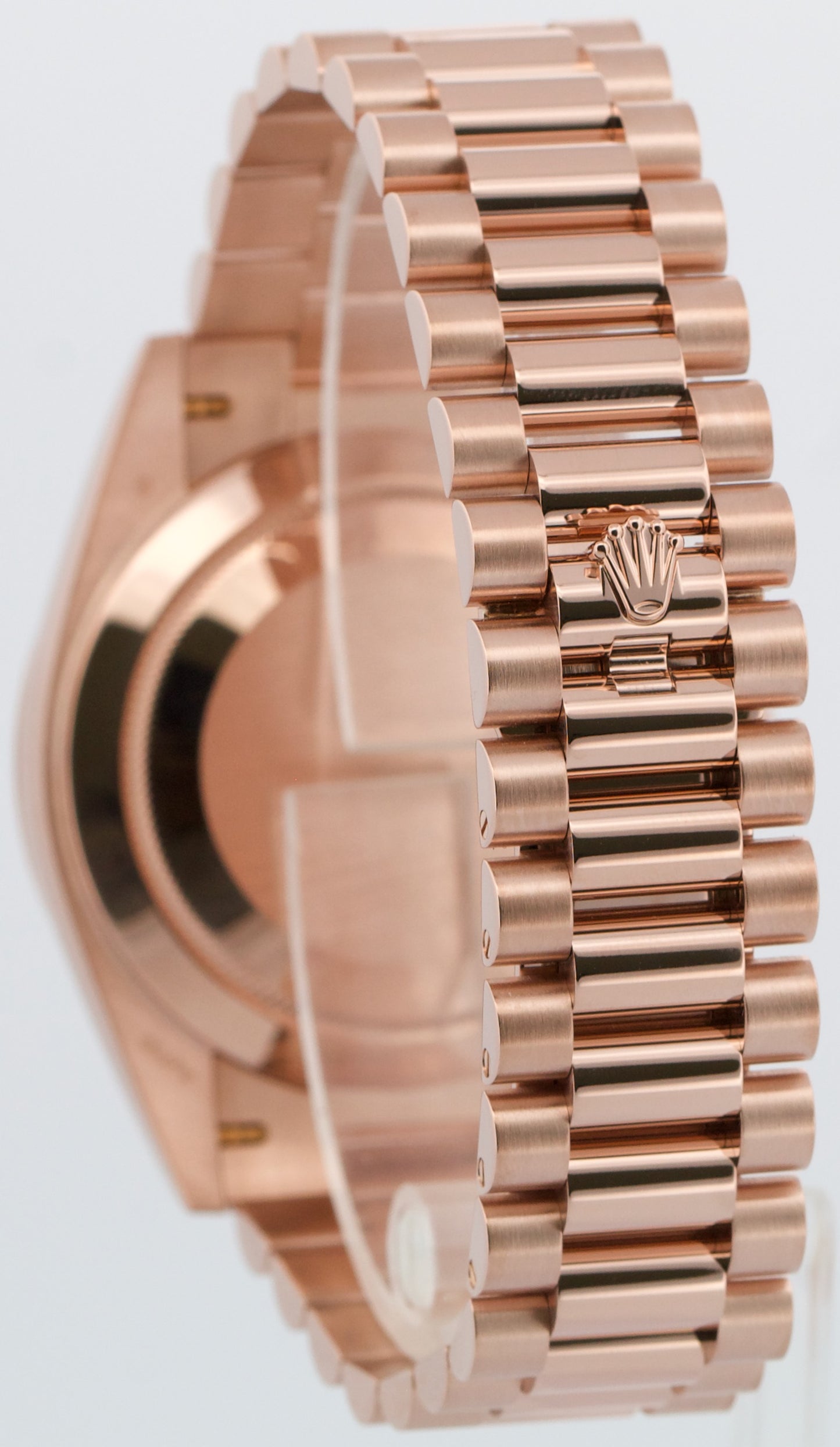 PAPERS Rolex Day-Date President 40mm CHOCOLATE ROMAN Brown 18K Gold 228235 BOX