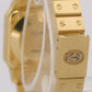 2025 SERVICE Cartier Santos Carree WHITE ROMAN 18k Gold Automatic 24mm 0901