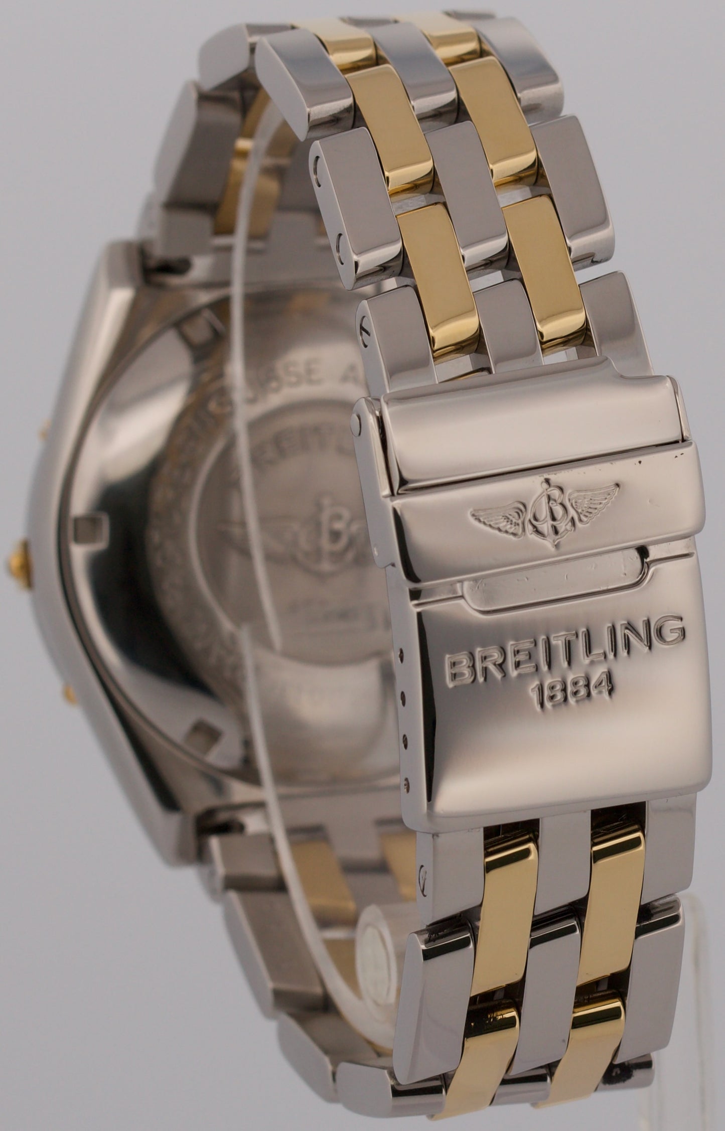 2013 PAPERS Breitling Windrider Wings MOP DIAMOND 38mm Steel Watch B10050 BOX