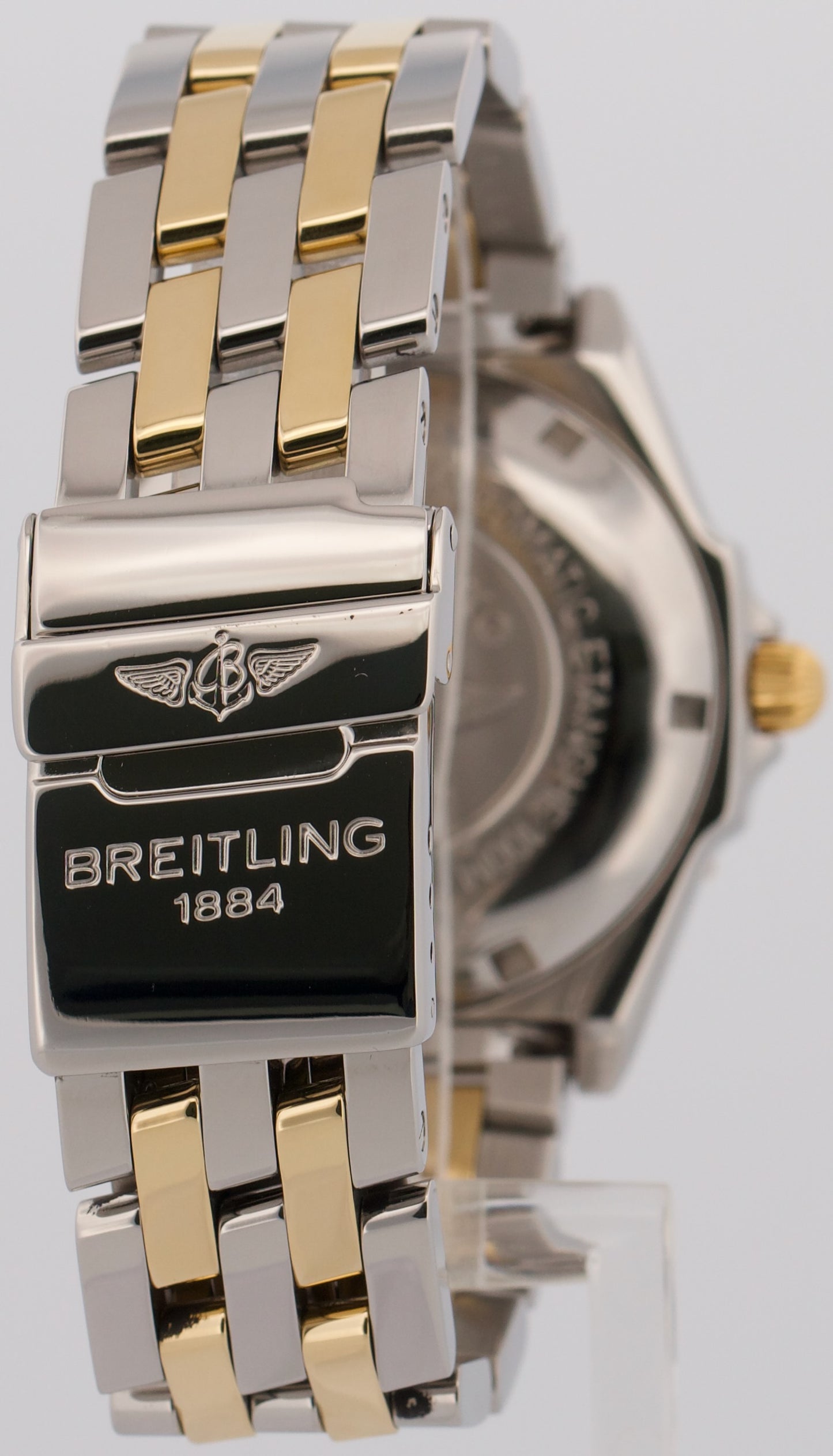 2013 PAPERS Breitling Windrider Wings MOP DIAMOND 38mm Steel Watch B10050 BOX