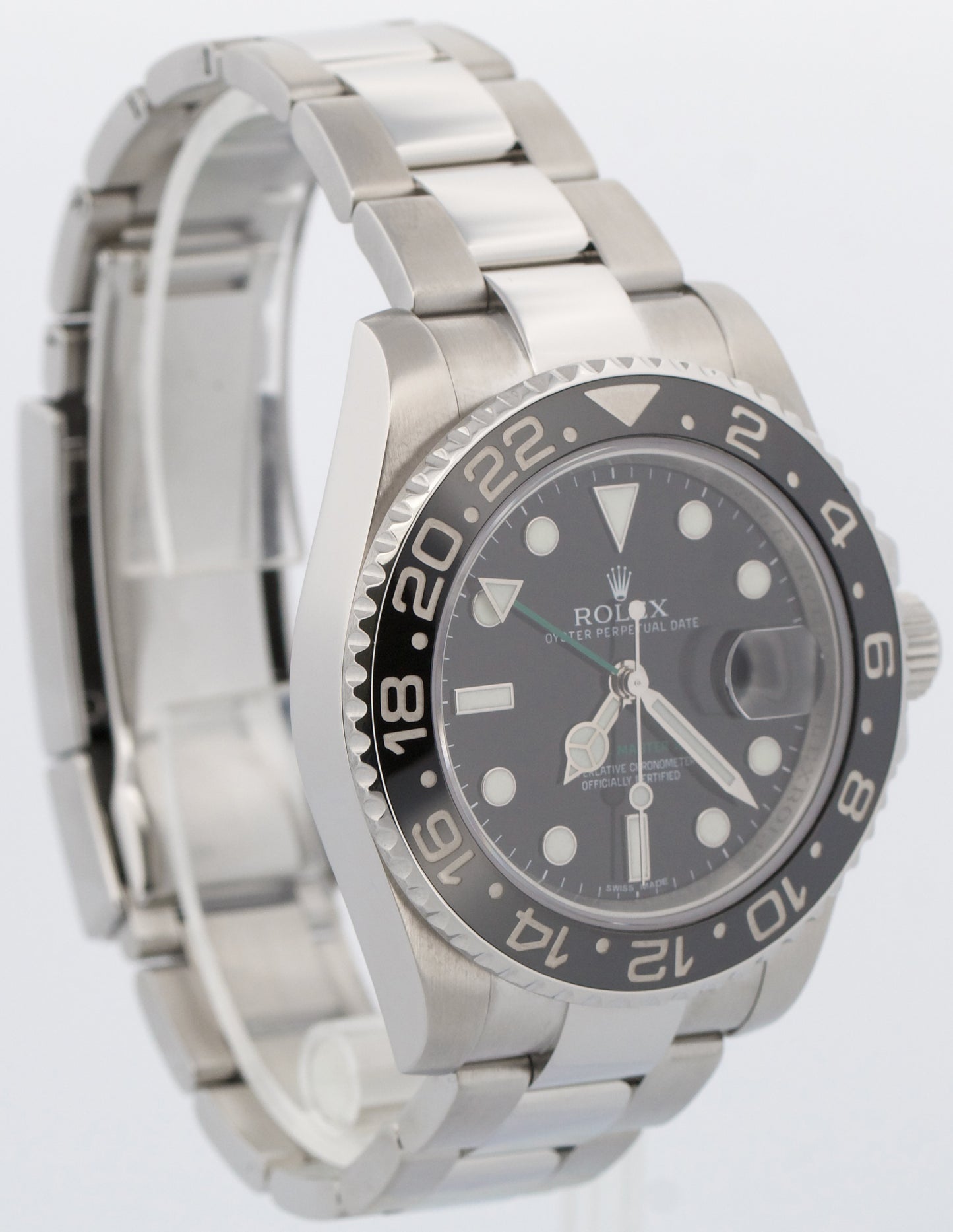 Rolex GMT-Master II BLACK Green Stainless Steel Ceramic 40mm 116710 LN Watch