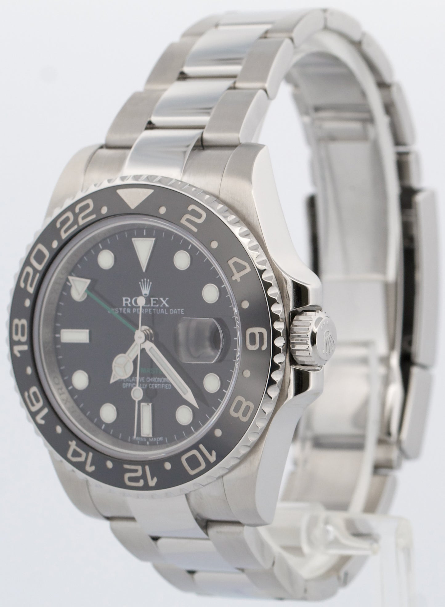 Rolex GMT-Master II BLACK Green Stainless Steel Ceramic 40mm 116710 LN Watch