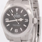 Rolex Explorer 40mm BLACK Stainless Steel 3-6-9 Oyster Smooth 224270 Watch