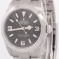 PAPERS Rolex Explorer 40mm Stainless Steel 3-6-9 Black 224270 Watch Oyster BOX