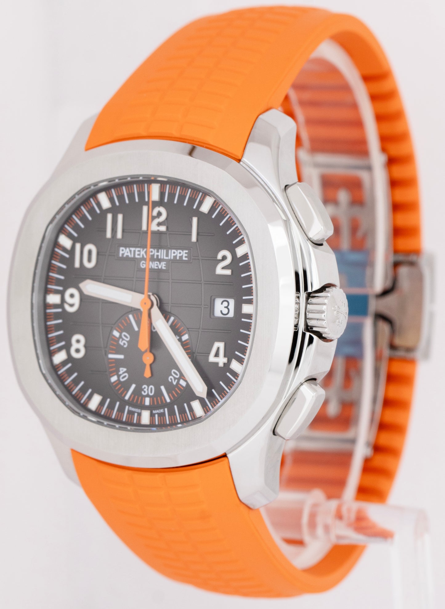 PAPERS Patek Philippe Aquanaut Chronograph Steel 42.2mm 5968A-001 Box