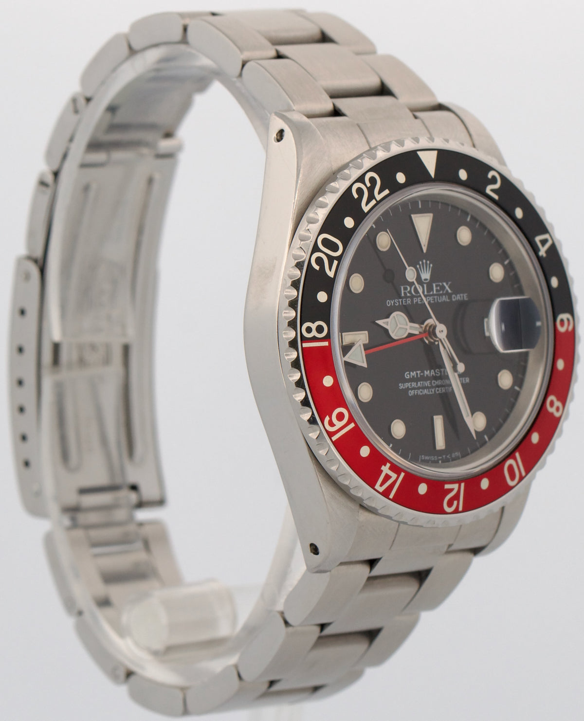 2025 RSC Rolex GMT-Master II 16760 Fat Lady Coke Red Black Steel 40mm Watch Box