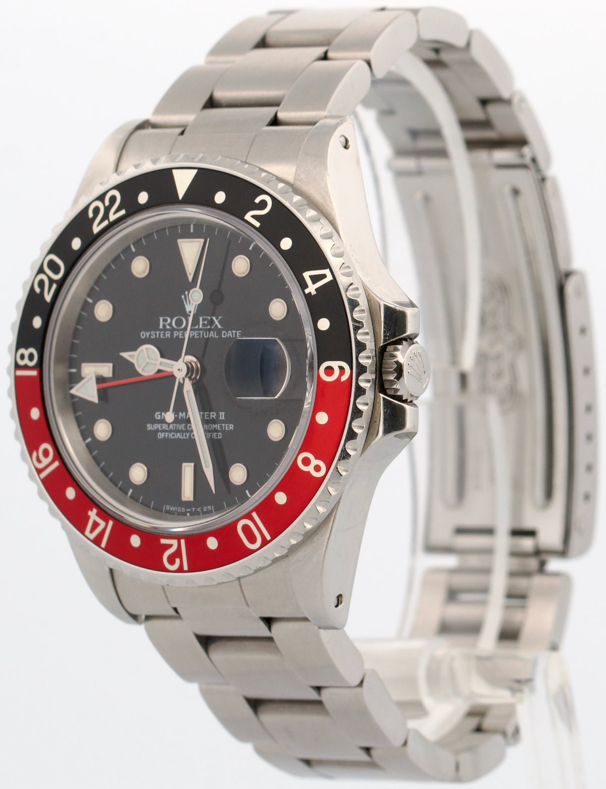 2025 RSC Rolex GMT-Master II 16760 Fat Lady Coke Red Black Steel 40mm Watch Box