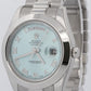 2021 PAPERS Rolex Day-Date Presidential GLACIER BLUE 41mm Platinum 218206 BOX