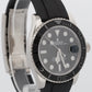 2021 PAPERS Rolex Yacht-Master 18K White Gold Oysterflex Black 42mm 226659 BOX
