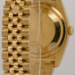 2008 PAPERS Rolex DateJust 36mm CHAMPAGNE 18K Gold Jubilee REHAUT 116238 BOX