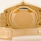 2008 PAPERS Rolex DateJust 36mm CHAMPAGNE 18K Gold Jubilee REHAUT 116238 BOX