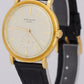 VINTAGE Patek Philippe Calatrava 35mm 18K Yellow Gold Ivory Leather 3429 Watch