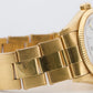1981 Rolex Oyster Perpetual 34mm WHITE 18K Yellow Gold Fluted Oyster Watch 1005