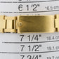 1981 Rolex Oyster Perpetual 34mm WHITE 18K Yellow Gold Fluted Oyster Watch 1005