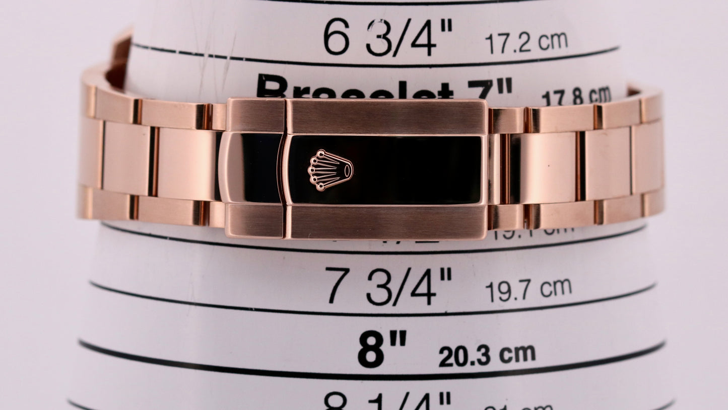 2022 PAPERS Rolex Sky-Dweller 18K Rose Gold CHOCOLATE Brown 42mm 326935 BOX