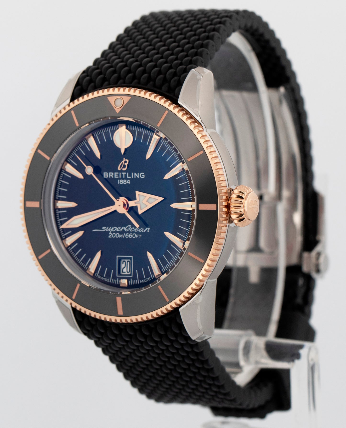 NEW PAPERS Breitling Superocean Heritage 42mm B31 Two-Tone 42mm Watch UB3111 BOX