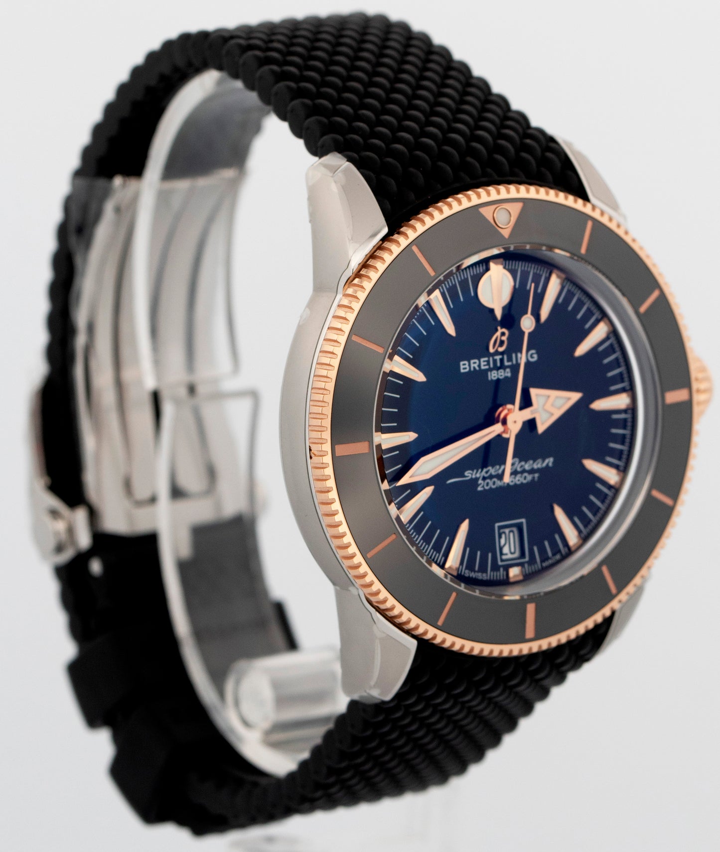 NEW PAPERS Breitling Superocean Heritage 42mm B31 Two-Tone 42mm Watch UB3111 BOX