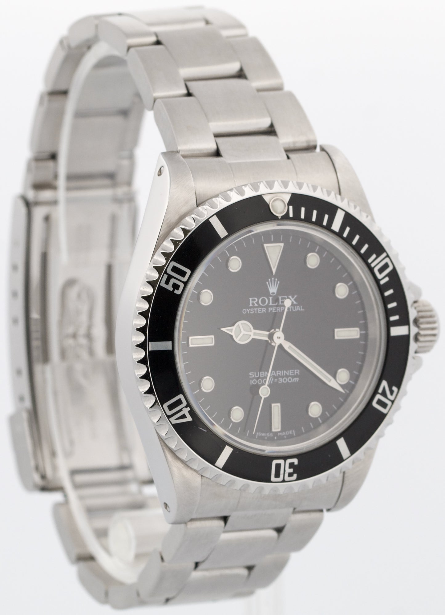 Rolex Submariner No-Date BLACK Stainless Steel Dive Automatic 40mm 14060M BOX