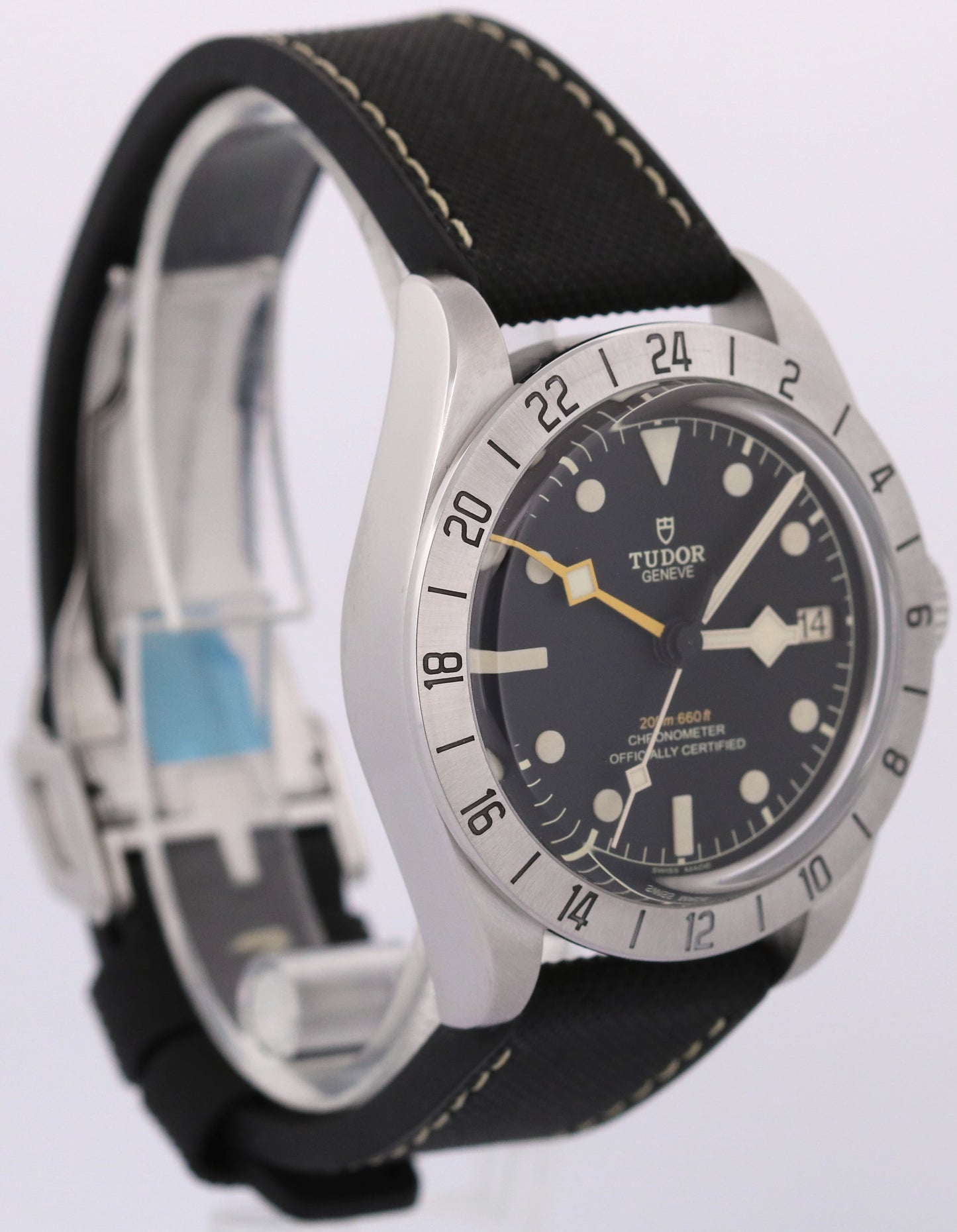 2023 PAPERS Tudor Black Bay Pro 39mm Stainless Steel GMT Rubber 79470 Watch BOX