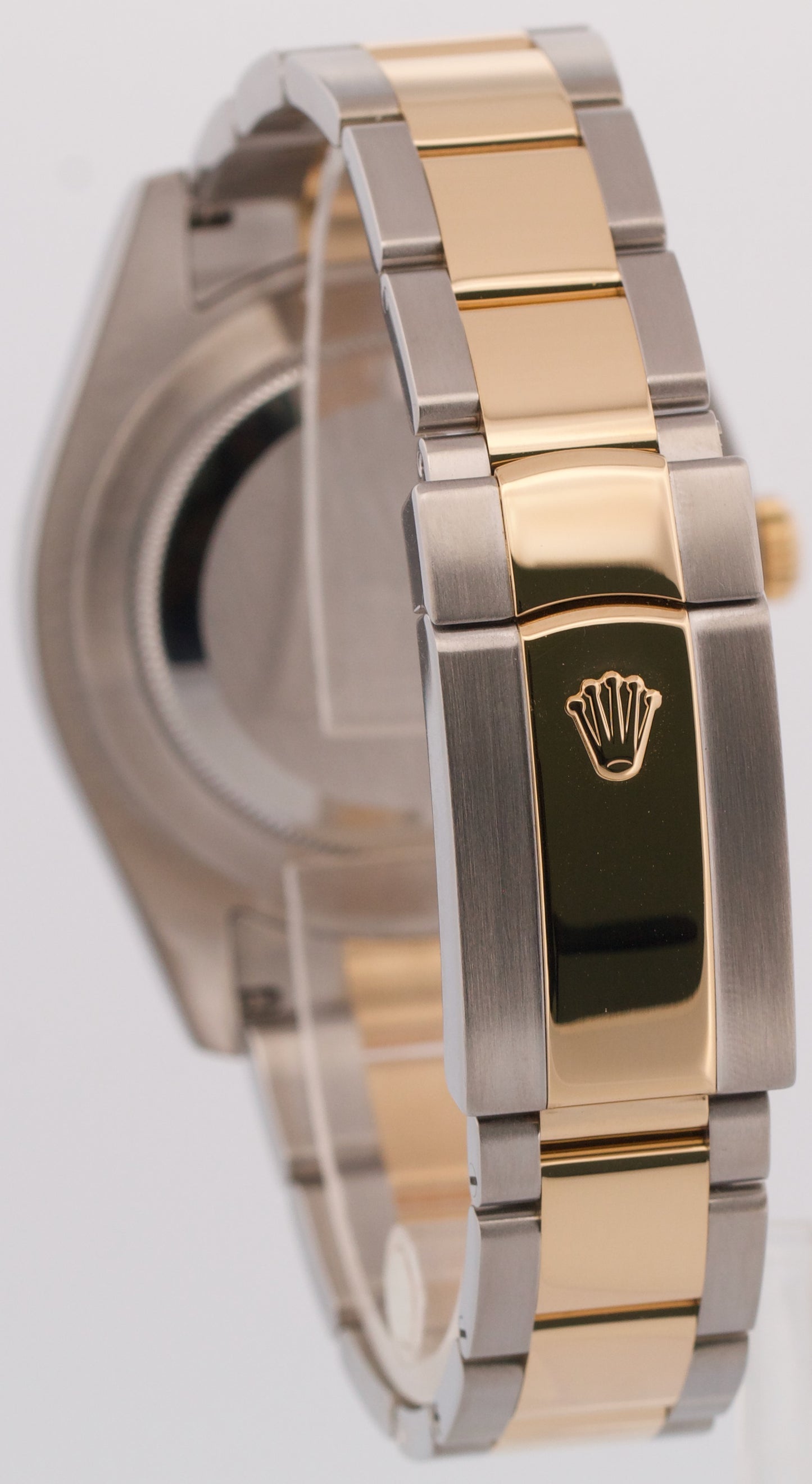 PAPERS Rolex Datejust II BLACK ARABIC 18K Gold Steel OYSTER 41mm 116333 BOX