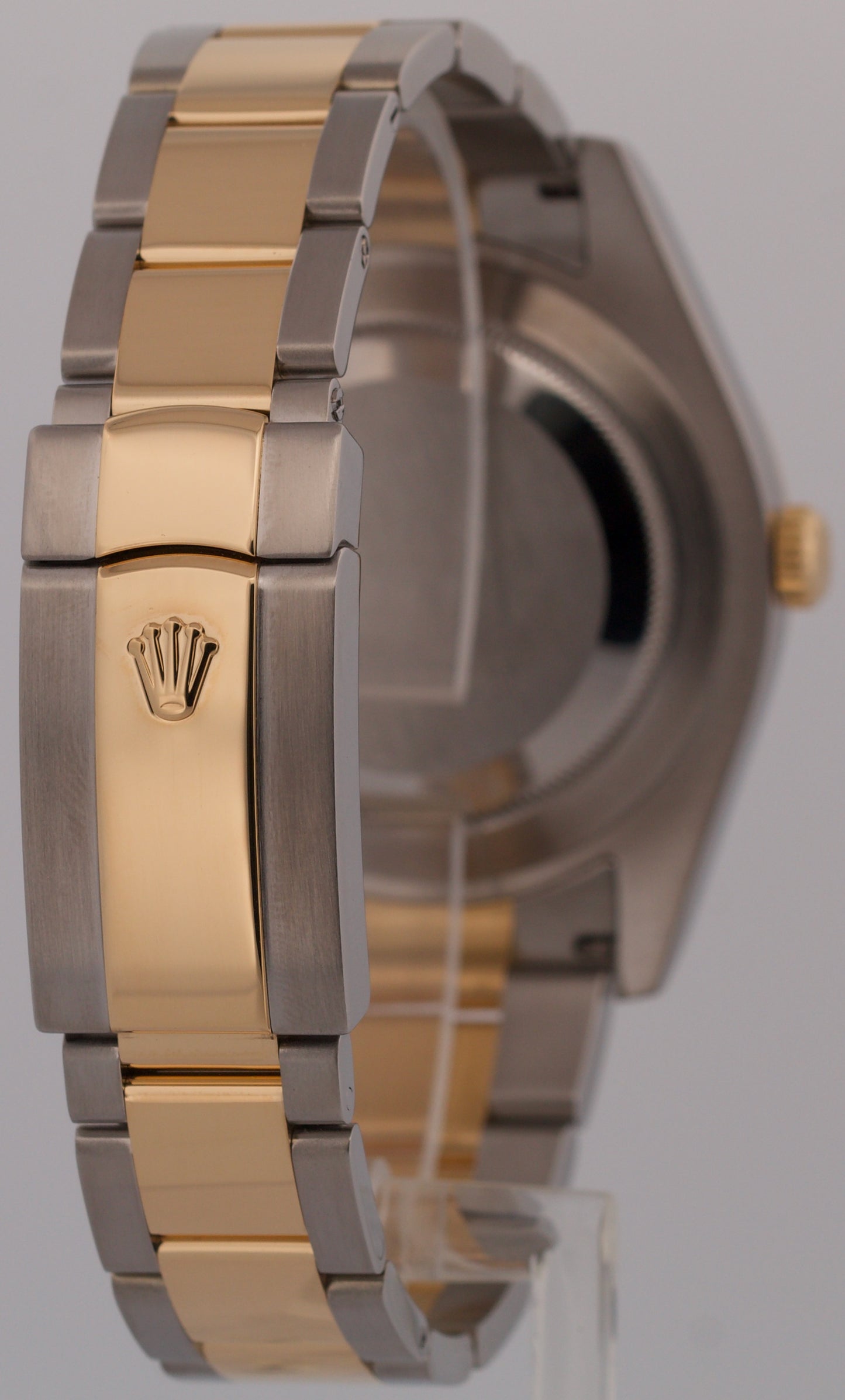 PAPERS Rolex Datejust II BLACK ARABIC 18K Gold Steel OYSTER 41mm 116333 BOX