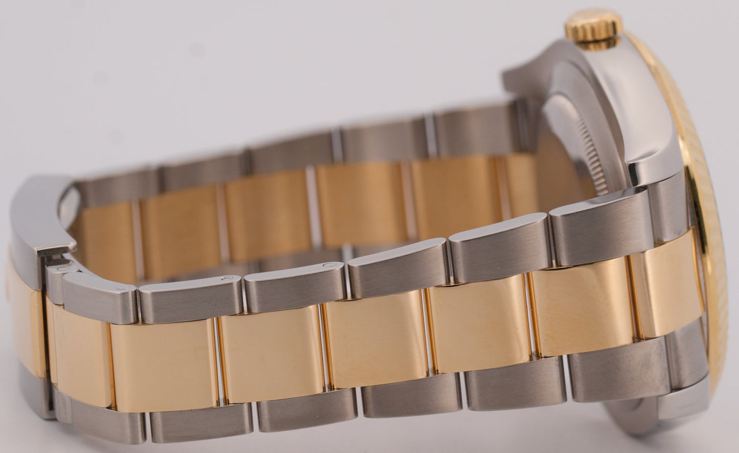 PAPERS Rolex Datejust II BLACK ARABIC 18K Gold Steel OYSTER 41mm 116333 BOX