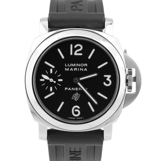 MINT Panerai PAM 00005 Luminor Marina Stainless Steel Black 44mm PAM00005 B+P