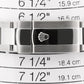 Rolex Datejust II BLACK ROMAN 41mm Stainless Steel 18k OYSTER Fluted 116334