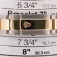 PAPERS Rolex Datejust II BLACK ARABIC 18K Gold Steel OYSTER 41mm 116333 BOX