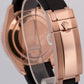 Rolex Yacht-Master 40mm 18K Everose Gold BLACK Oysterflex Rubber 126655 BOX