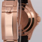 Rolex Yacht-Master 40mm 18K Everose Gold BLACK Oysterflex Rubber 126655 BOX