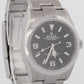 2023 PAPERS Rolex Explorer I BLACK 36mm Stainless Steel 3-6-9 Watch 124270 BOX