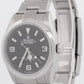 2023 PAPERS Rolex Explorer I BLACK 36mm Stainless Steel 3-6-9 Watch 124270 BOX