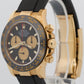 Stickered 2021 Rolex Daytona 116518 LN Black Newman 18K Oysterflex Box Papers