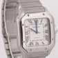 2022 PAPERS Cartier Santos Mid-Size 35mm Stainless Steel White WSSA0029 4075 BOX